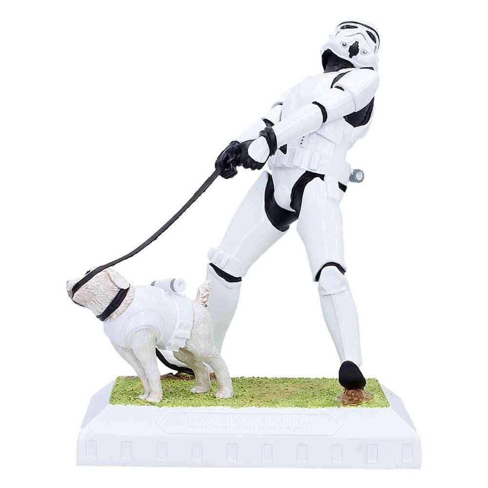 Nemesis Now Star Wars - Stormtrooper Mans Best Friend Figurine - Blanc